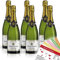 Gruet Grand Plaisir Tradition Réserve Brut Champagne, trocken, sortenreines Weinpaket + VINOX Winecards (6x0,75l)