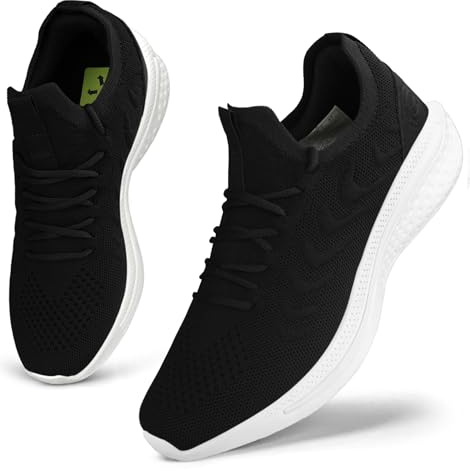 Giniros Scarpe Donna Sneakers da Ginnastica Running Corsa Camminata Tennis | Mesh Traspirante, Slip-On Con Lacci, Memory Foam, Suola EVA Antiscivolo, Leggera, Lavoro, Viaggio, Sport, Camminata
