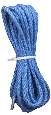 PULaif Corda for Bondage, Corda da Giardino, spago di Iuta Blu, 15 Metri (49 Piedi), 5 mm - Corda di Iuta Ecologica