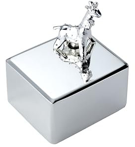Arthur Price Bambino Music Box, Silver Plated Metal, One Size