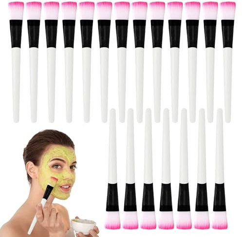 20 Pcs Soft Facial Brush Applicator - Face Mask Applicator & Facial Brushes for Masks & Body Lotion