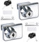 Selyse Lot de 2 serrures de vitrine, pour portes en verre, sans perçage, en alliage de zinc, porte en verre, 4 à 8 mm, 4 clés pour armoire, vitrine et meubles