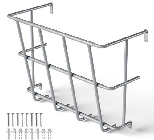 Dabolang Hay Feeder for Goats,18.5 Gallons Livestock Feeder,Heavy-Duty Steel Goat Hay Rack,Wall Blanket Holder,Multiple Sided Hay Feeder Holder for Horses,Sheep,Goats,Indoor Outdoor Uses
