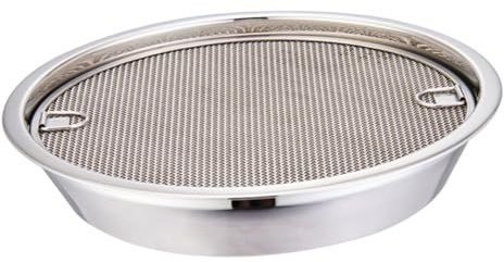 MUELODSIC Filtro De Drenaje De Acero Inoxidable Resistente Con Rejilla Para Frutas y Verduras Bandeja Antigoteo Para Aceite Escurridor Multiusos Para Cocina Doméstica