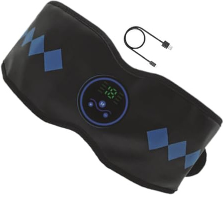 Patifirst Cintura per Addominali | Attrezzo Portatile per Bodybuilding Ricaricabile USB A 19 Livelli | Macchina di Modellamento Corporeo,per Recupero e Relax Dopo Allenamento Bellezza Casa