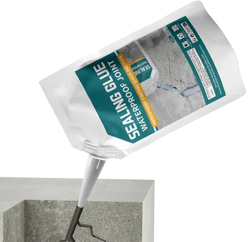 Riempitivo Per Crepe In Cemento, 500ml Filler Di Crack In Cemento, Sigillante Per Calcestruzzo, Cementos Per Riparazione Stucco A Presa Rapida Per Davanzali, Angoli E Tetti