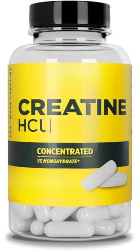 Kreatin HCl|Muskel, Styrka, Kognitivt stöd | Sockerfritt, för kvinnor och män