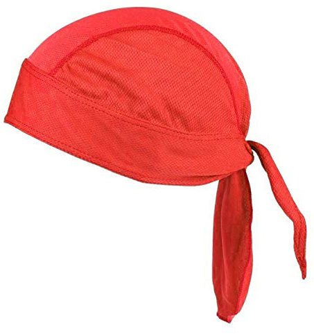 ledermodefashion Bandana Kopftuch Beach Zandana Hat Cap Beach Cap Piratentuch Biker Tuch ZANDANa (Rot)