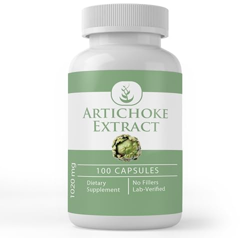 PURE ORIGINAL INGREDIENTS Artichoke Extract (100 Capsules) Always Pure, No Additives Or Fillers, Lab Verified