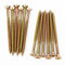 GOYADA 200 Pcs Wood Screws 5mm x 80mm Gold, Large Wood Screws External, Long Wood Pozidrive Decking Screws Assortment For Wood, Chipboard, Home DIY Constructing Repair