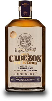 Ron Cabezon - The Accord | Scottish Botanical Rum | Aged in Speyside Whisky Casks | 70CL 40% ABV | Wilfully Uncompromising | Spiced Rum