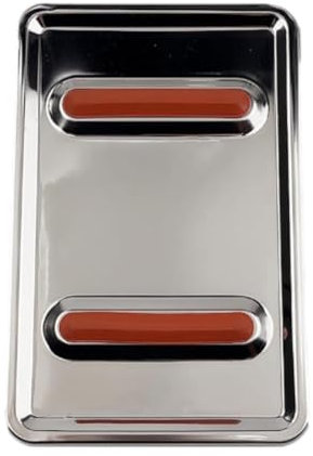 predolo Pad Resistente Al Calore 21,7x 14,2 Cm, Supporto Poggiaferro Resistente Alle Alte Temperature per Asse Da Stiro, Vassoio per Ferro Da Stiro a Vapore, Nessun Magnetismo, Nessuna Ruggine