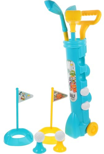 MOLUCKFU Jouet de Golf pour Garçon et Filles Jeu Extérieur Parent-garçon et Filles sans Bavures en PE 1 Set pour Sport en Plein Air et Maternelle