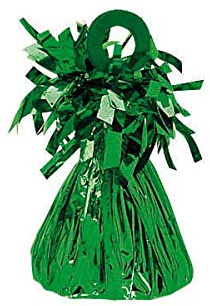 Peso per palloncini in lamina verde – 170 g (12 pezzi) – tonalità verde vibrante perfetto per stabilizzare palloncini e decorazioni per feste