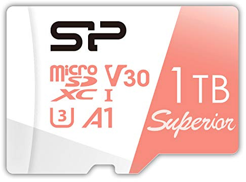 Carte microSD en silicone, 1 To classe 10, UHS-1, U3, lecture maximale 100 Mo/s, compatible 4K, Nintendo Switch, fonctionnement confirmé, 3D Nand SP001TBSTXDV3V20SP