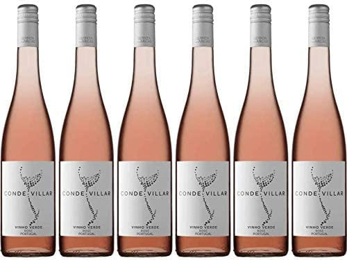 6er Vorteilspaket Vinho Verde Conde Villar Rosé 2024 | Quinta das Arkas | Rosé aus Portugal | trocken | 6 x 0,75l