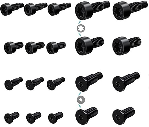 4 set/20 viti per campanello ad anello di ricambio, viti T5, T16 per campanello, accessori compatibili con campanello video, campanello video 2 (lungo/corto)