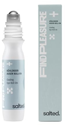 salted. Kühlender Augen Roll-On | 15ml | Mit Niacinamid & Mikroalge | Augenroller gegen Augenringe, Falten & Schwellungen | Erfrischende Anti-Aging Augenpflege für Männer & Frauen | Vegan