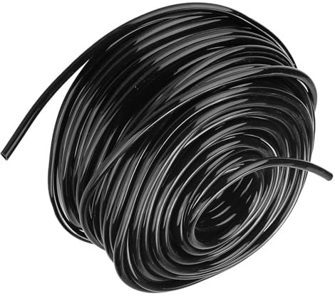 Garden Water Irrigation Hose, PVC Plastic Heavy Duty Ble Industrial 3.5mm Irrigation Hose Lawn Distribution Tubing Drip Watering Tube Line 50m (50m / 164.0ft)