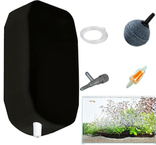 Fiskluftpump, kraftfull ultratyst luftare med tillbehör, enkelt uttag, akvarium luftare, akvariebubbla för sötvatten