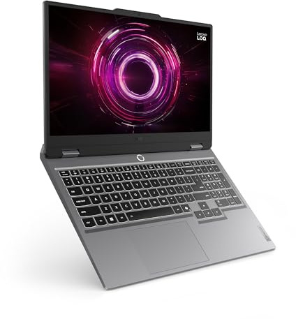Lenovo LOQ 15 Notebook Gaming, NVIDIA GeForce RTX 5050 8GB GDDR7, AMD Ryzen 7 250, RAM 16GB, 512GB SSD, Schermo 15.6 FHD (1920x1080) 144Hz, Windows 11 Home, Tastiera Retroilluminata