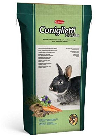 Padovan Grandmix Coniglietti - Alimento Completo per conigli con frutta e ortaggi - 20 Kg