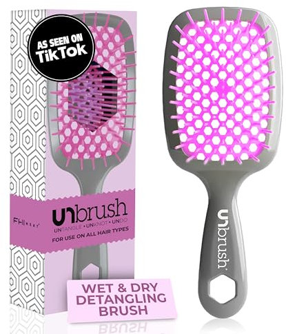 FHI Heat Unbrush Nass- und Trockenbürste, belüftet, Lavendel/Grau
