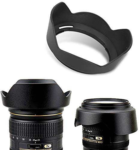 Hb-53,Hb-53 motljusskydd, motljusskydd Hb-53, motljusskydd,Hb-53 motljusskydd med svart plastfäste för Af S 24-120mm F 4G Ed VR-objektiv