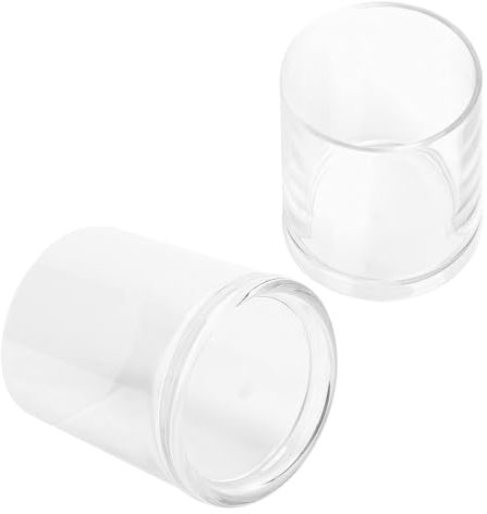 Cyrank 2 Vasos Para Beber, Vaso Acrílico Transparente De 200 Ml, Vasos De Plástico Reutilizables, Vasos Redondos Para Cerveza, Vasos Acrílicos Irrompibles Para Beber(Clear)