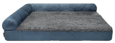 Hundebett Katzenbett Katzen Bett Großes Hundebett, waschbare Hundebetten, rechteckiges Hundebett mit rutschfester Unterseite, abnehmbarer Bezug, wasserdichtes Futter Katzenkorb Hundematte ( Color : A