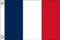 Frankreich Flagge Fahnen | 150 cm x 90 cm / 90 x 150 cm | Wetterfest & Langlebig | Polyester mit zwei Ösen