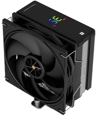 Thermalright Assassin X 120 R Digital CPU Air Cooler - Temperature Display | 4 Heat Pipes, for Intel LGA 1150/1151/1155/1156/1200/1700/1851 AMD AM4/AM5