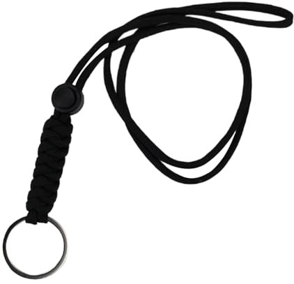 ETUCYNG Halsbänder für Schlüssel, geflochtenes Schlüsselband | Strapazierfähige Paracord-Armband-Halskette - Verstellbarer Schlüsselanhänger mit Schlüsselband für Outdoor-Aktivitäten für Kinder,