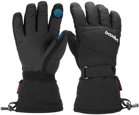 HXDSUP Gants d'hiver, Gants de Ski, Gants de vélo Gants imperméables Chauds pour écran Tactile pour et Femme, adaptés pour l'équitation, la Course, la Moto, la randonnée, Le Cyclisme