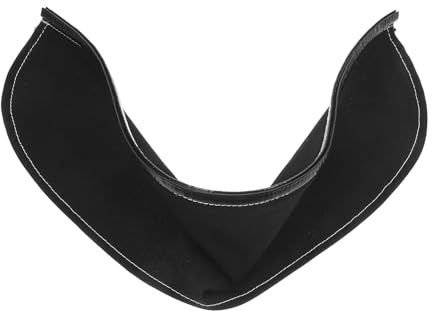 Didiseaon Protezione Collo per Saldatura Ignifugo Nero, Avvolgimento Comodo Attacco Rapido, Compatibile la Maggior Parte dei Caschi da Saldatura per Uso Industriale e Sicurezza Completa