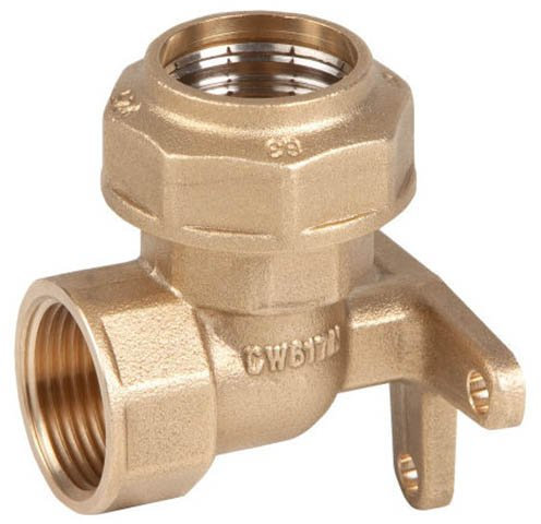 RACOR CODO MURAL LATÓN P/TUBERIA POLIETILENO (25 X 3/4)