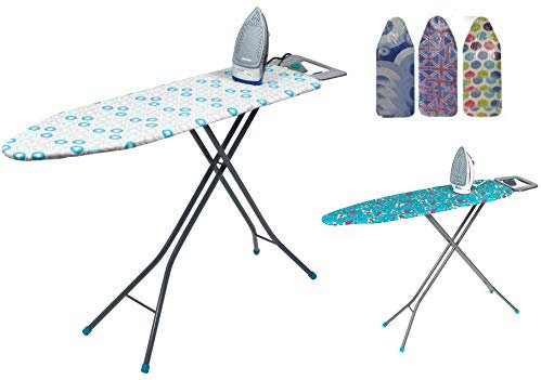 Optimal Products Lightweight Folding Ironing Board Small/Medium/Large/Extra Large Table Top Ironing Board Iron Board Iron Rest (Medium (105 x 33 cm))