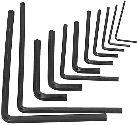 Eujgoov 11Pcs Inbusschlüssel Set Gitarre Inbusschlüssel Gitarrenwerkzeuge Instrumentenzubehör Reparaturwerkzeug Metallmaterial M02668