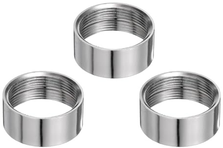 QUARKZMAN 3Pcs Adaptateur de Robinet, Femelle 0,85in à Femelle 0,93in Adaptateur d'Aérateur de Robinet en Acier Inoxydable pour Évier de Cuisine pour Connecter Tuyau d'Arrosage, Filtre à Eau