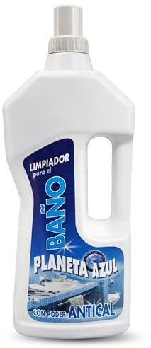 Gel limpiador de baño, Limpiador Antical para baño, Producto liquido para limpieza Baño y WC, desinfectante antibacterias sin lejía, Apto para WC, azulejos y suelo, Contiene 1 botella de 1.50 Litros