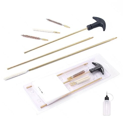 Kit di pulizia Premium M16 e kit di serie AR15-Ideale per. 177/.22 calibro 4,5mm/5,5mm, pulizia del fucile a pallini, manutenzione del fucile ad aria compressa (‎ 0,177 ~.22cal)