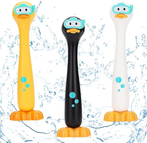 Jouet de Plongée, 3pcs Jeux de Piscine pour Enfant, Jeux Piscine Enfant, Anneaux de Plongée, Jouets de Natation pour Piscine de Plongée, Enfants L'entraînement sous-Ma, Jouet de Natation pour Piscine