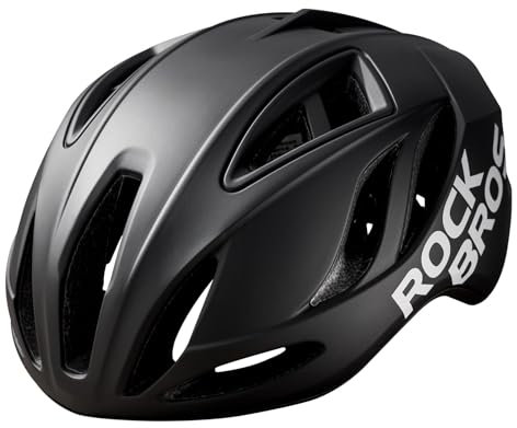 ROCKBROS Fahrradhelm Herren Damen Radhelm Rennradhelm 58-62cm Einstellbare Cityhelm Allround-Helm Belüftung Unisex Erwachsene