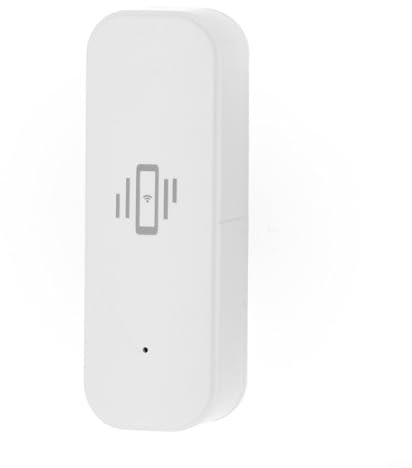 Capteur de vibration WiFi pour application Tuya pour Smart Life, capteur de vibration intelligent avec alarme, mini détecteur de bris de verre sans fil pour alarme et domotique intelligente