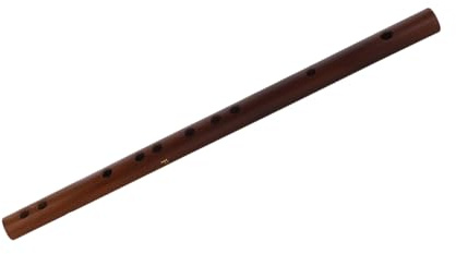 JOINPAYA Flauta de Bambú Corta Clave F para Adultos Principiantes, Instrumento de Viento Sonido Nítido y Agarre Cómodo para Banda Escolar