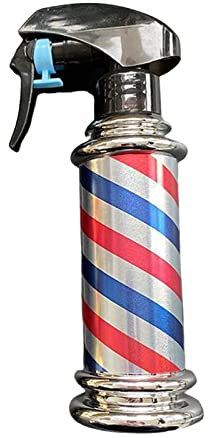 KBOLAE Vaporisateur multifonction à rayures rétro pour salon de coiffeur studio gris 200 ml
