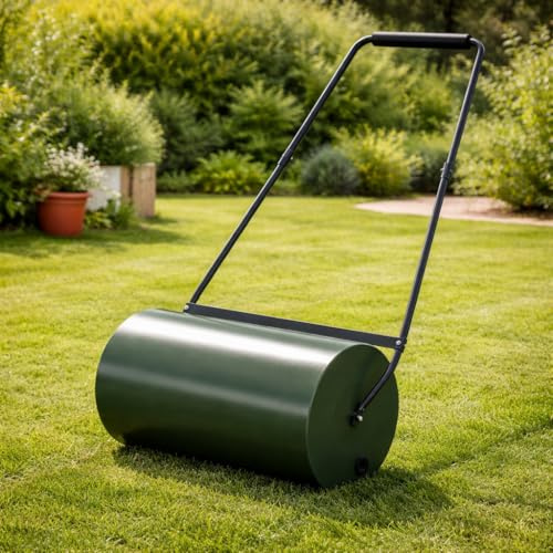 HAGO 24 | Rullo da giardino | Rullo manuale | 60 cm | acciaio | 50 l