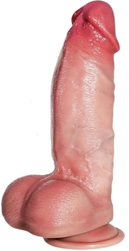 Dildo Realistico Anale Sexytoysys Donna Coppia Uomo, 21.5cm Fallo Realistico Pene Finto Per Donne 5.1cm Spessore Dildo XXL Sex Toys Sessuali Per Donna Giochi Erotici per Adulti Sexy