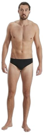 Speedo Men's Essential Eco Endurance+ 7cm Swimming Briefs| Chlorine Resistant | Recycled Fabric | Swim Fitness | Training | Holiday, Black, 42