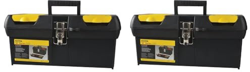 STANLEY 1-92-065 - Caja de herramientas Milenium, 40.5 X 21 X 18.3 cm (Paquete de 2)